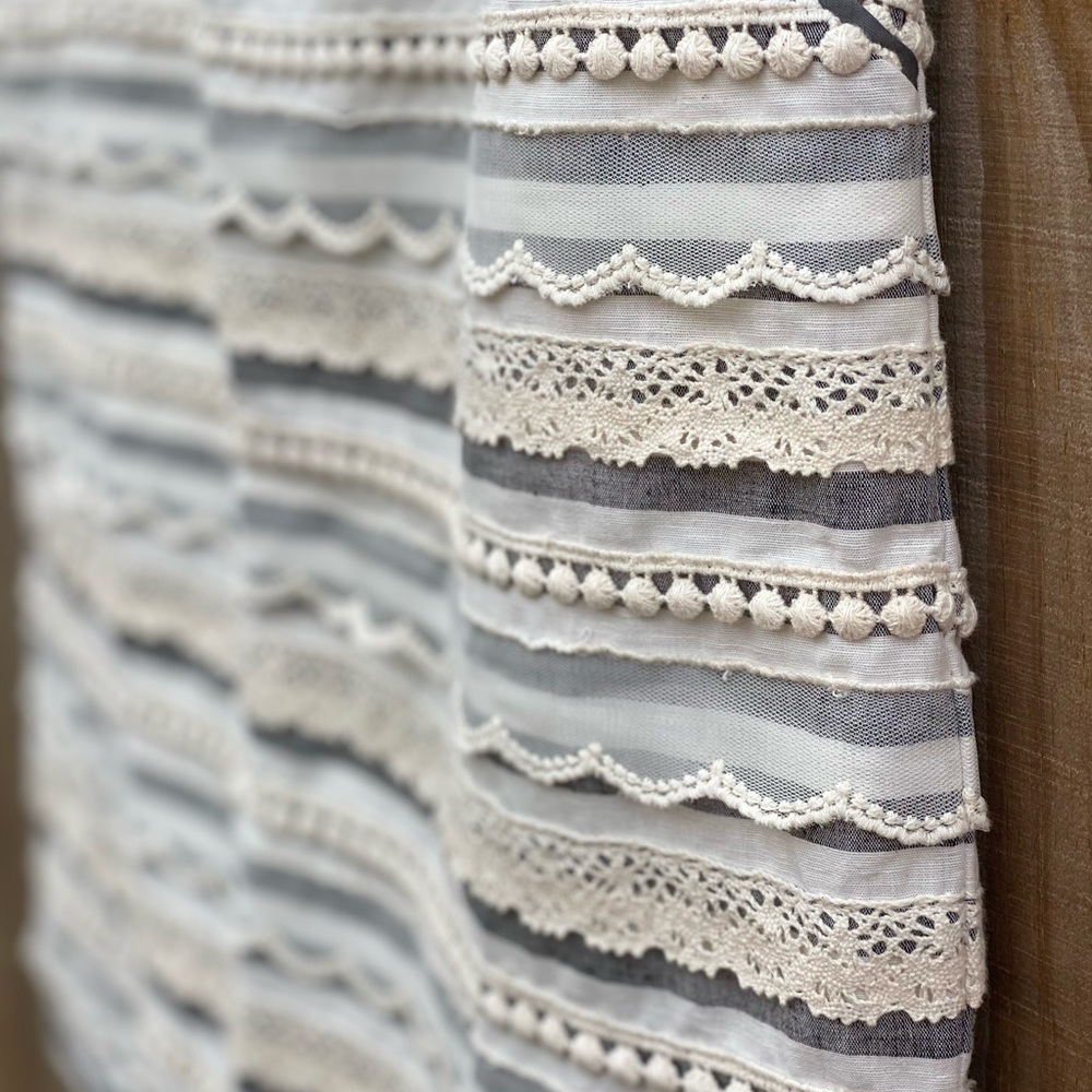 SOLD Anthropologie Tabitha Lace Detail Skirt Sz 4